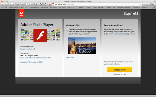 Flash player for mac downloads